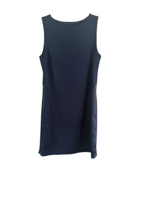 Women's COS Navy Sleeveless Mini Dress with Side Zippers XS thumbnail 9