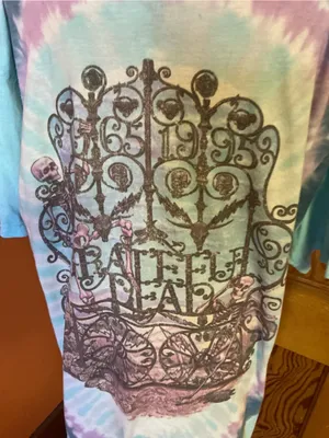 Liquid Blue Grateful Dead Bertha Tie Dye Graphic T Shirt XXL Deadhead Band Tee thumbnail 8