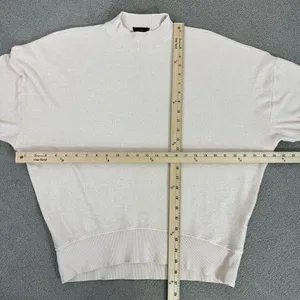 Topshop Oversized Slouchy Mock Neck Sweatshirt Nude‎ Pink Size 8 thumbnail 11