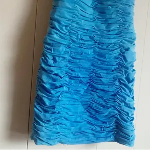 Dave & Johnny Short Blue Iridescent Sequin Bust Homecoming Dress Cocktail Formal thumbnail 4