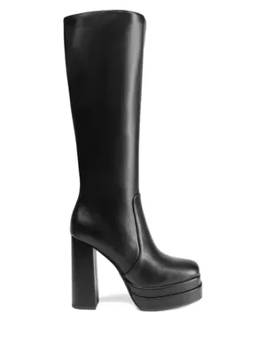 DREAM PARIS Black Chunky Platform Boots thumbnail 5