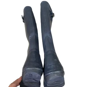 Hunter Navy Blue Tall Rain Boots Women Classic Rubber Waterproof Winter Sz 6 thumbnail 6