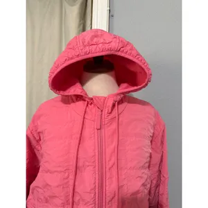 Avia Womens XL Jacket Pink Quilted Fleece Lined Full‎ Zip Hoodie Running Hiking thumbnail 12