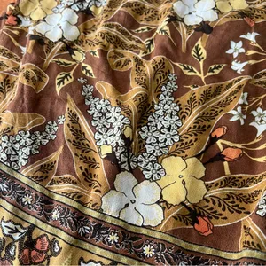Spell & The Gypsy Bianca Brown Floral print wide leg pants size small thumbnail 11