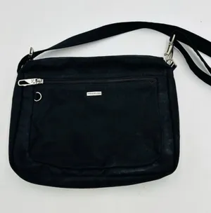Travelon Anti Theft Classic Crossbody Bag Black RFID Blocking 11" x 9" Pockets thumbnail 1