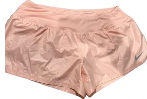 Nike Shorts Womens light pink Swoosh Activewear Pants Running Trunks -Large thumbnail 1
