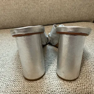 Loeffler Randall Celeste Silver Knot‎ Heeled Mule Sandal Size 6.5 thumbnail 10