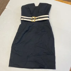 Trina Turk - Black Strapless Dress W/ Belt Sz 0 (b8.1) thumbnail 8