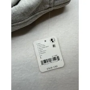Free People Movement Top Score Barrel Pants Womens Heather Grey Size Large NWT thumbnail 6