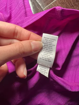 Athleta Purple Zip Up Running Shirt Short Sleeve Size M thumbnail 8