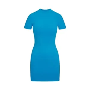 SKIMS Signature Swim T Shirt Dress - Neon Green, size Small, $88 thumbnail 9