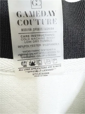 NWT Gameday Couture Wake Forest Demon Deacons Cable Knit Varsity Jacket White XL thumbnail 11