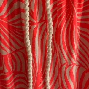 GAP Strapless Neon Pink Leaf Pattern Maxi Dress Size XS thumbnail 3