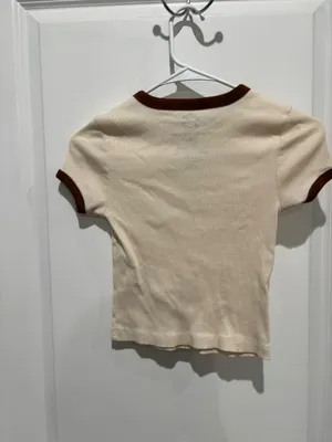 Social Culture Nashville Beige and Brown Graphic Tee, Juniors M thumbnail 2