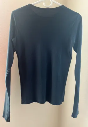 Long Sleeve Brandy Melville Navy Blue thumbnail 4