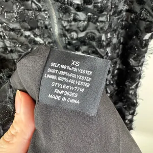 NWT W118 by Walter Baker Prya Dress Size XS Black‎ Polka Dot Puff Sleeve Party thumbnail 6
