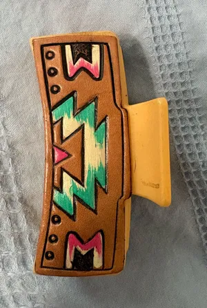 Western claw clip Brown thumbnail 1