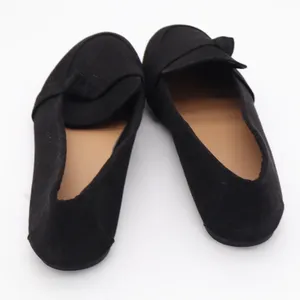 C Label Womens Black Faux Suede Loafers Flats Size 10 Slip On Shoes thumbnail 4
