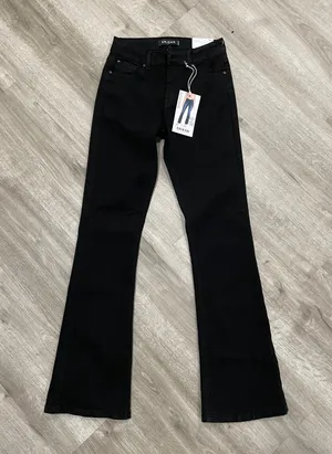 Black High Rise Bootcut Jeans. Size 27 thumbnail 1