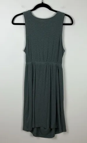 Aerie Cutout Ribbed Dress Knot Tie Green Women’s Size Medium Mini Lightweight thumbnail 7