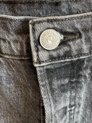 Levi’s Premium 501 Skinny Jeans Gray Black Wash W28 L28 thumbnail 6