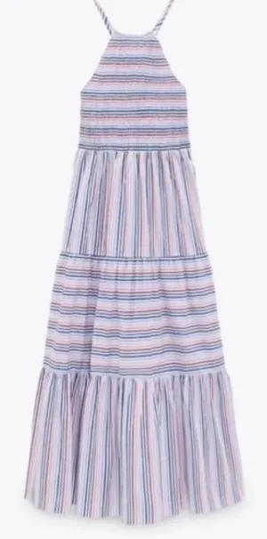ZARA Striped Dress thumbnail 1