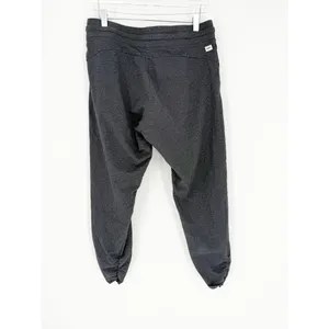 PACT Organic Cotton Cinched Tapered Leg Joggers Women's‎ M Gray Athleisure thumbnail 3
