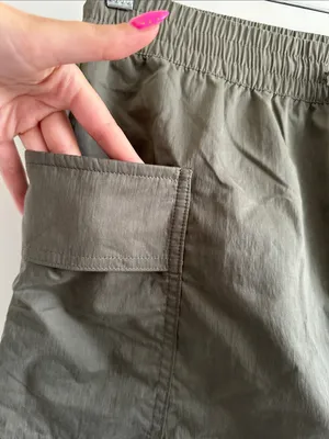 Zara army green cargo skort thumbnail 3