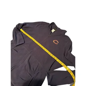 Chicago Bears Full-Zip Fleece Jacket XXL Navy Blue thumbnail 8