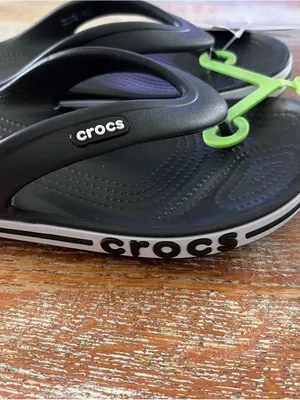 Crocs Adult Bayaband Flip Flop Sandals Women’s Size 7/ Men’s Size 5 NEW thumbnail 2