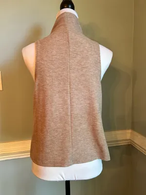 Sleeveless Turtleneck Top - Taupe thumbnail 2