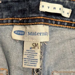 Old Navy Maternity M‎ Medium Underbelly Boot Jeans Bootcut Stretch thumbnail 3