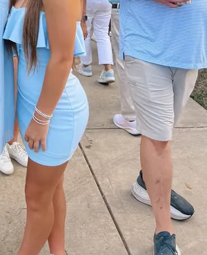 Light blue dress mini thumbnail 2