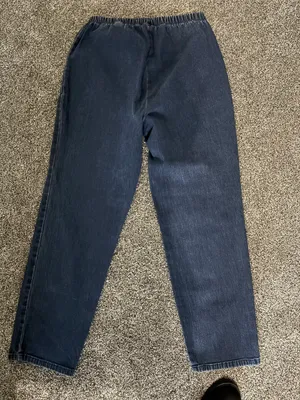 Denim & Co mpany Size Medium Elastic Waist Jeans thumbnail 3