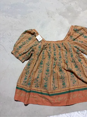 Free people Santorini Boho Square-Neck Peasant Top small thumbnail 2