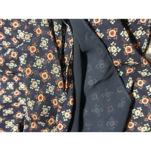 Derek Lam 10 Crosby Navy Silk Handkerchief Dress Sz 6 Lace Up Layered Flowy Boho thumbnail 9
