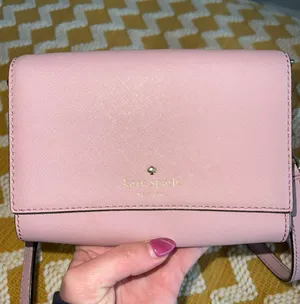 Kate Spade Pink Leather Cross Body Purse thumbnail 5