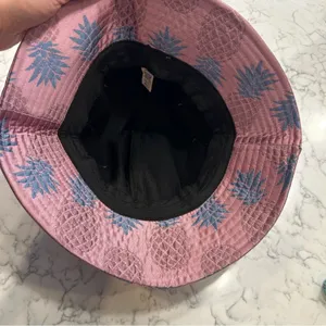 Pineapple‎ Print Bucket Hat Purple thumbnail 3