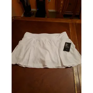 Etonic Athletic Woven Skort Wovens L Large White Core Pleated Built In Shorts XL thumbnail 6