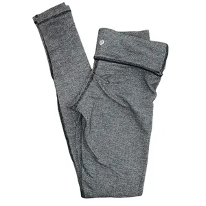 lululemon athletica Dark Gray leggings herringbone activewear workout size xs thumbnail 4