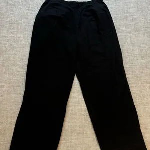Oleg Cassini black linen capri pant size L thumbnail 6