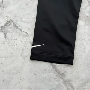 Nike Pro Crop Dri-fit Leggings in Black Size XS XSmall Logo‎ Compression thumbnail 4