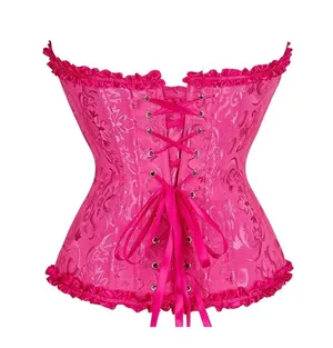 Overbust Bustier Bodyshaper Pink Size M thumbnail 4