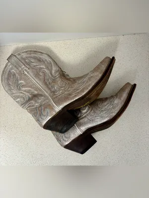 Laredo Distressed Silver Snip Toe Cowboy Boots thumbnail 7