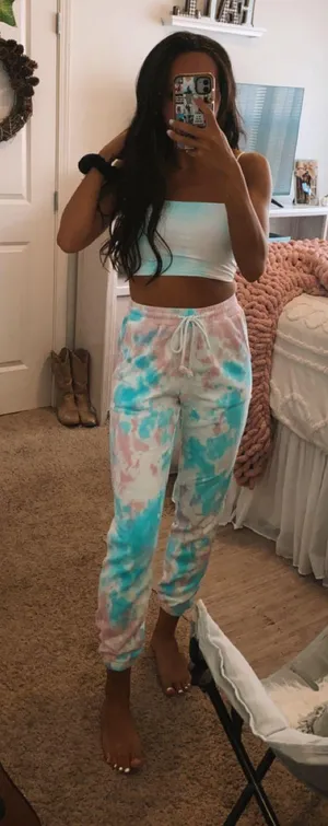 Tie dye sweatpants thumbnail 1