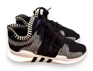 Adidas x Equipment EQT ADV 91-16 White & Black Knit Mesh Activewear‎ Shoes thumbnail 1