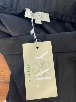 YAL New Black Faux Suede Fall Skirt Whimsigoth Grunge Y2K L thumbnail 2