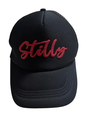 Source Unknown Stilly Trucker Hat One Size Snap Back Black Orange Oklahoma State OSU Pokes thumbnail 1