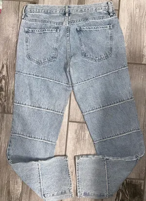 Pacsun low rise straight jeans, light wash size 26 thumbnail 6