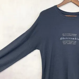 Abercrombie‎ Fitch Graphic Knit Top Women Medium Lightweight Textured Cozy Indie thumbnail 4